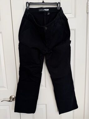 NWT Carhartt Women’s 14 S Rugged Flex Loose Fit Canvas Double-Front Work Pants
